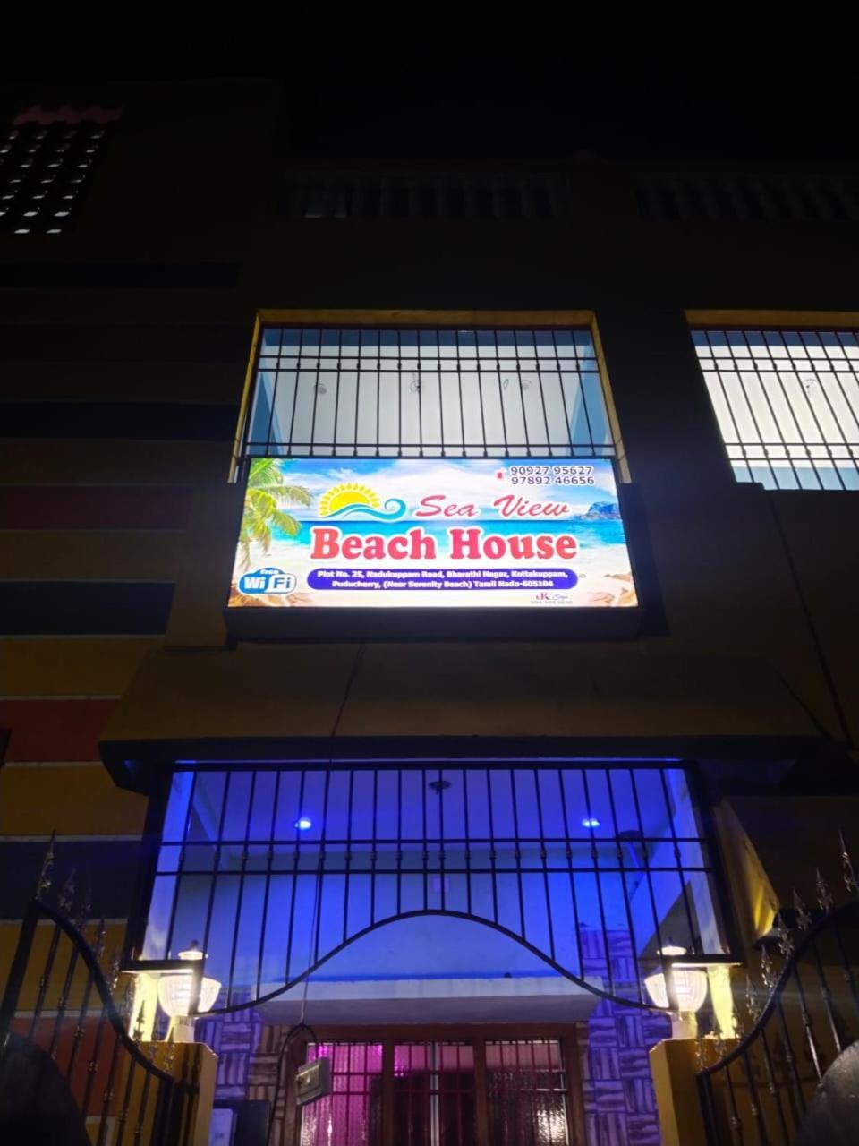 Sea View Beach House Pondicherry Exterior photo